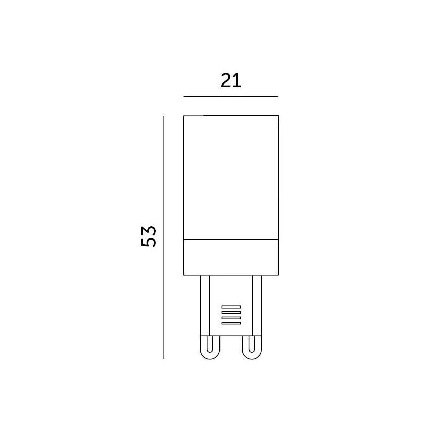 Lampadina LED G9/3W/230V 3000K 100°