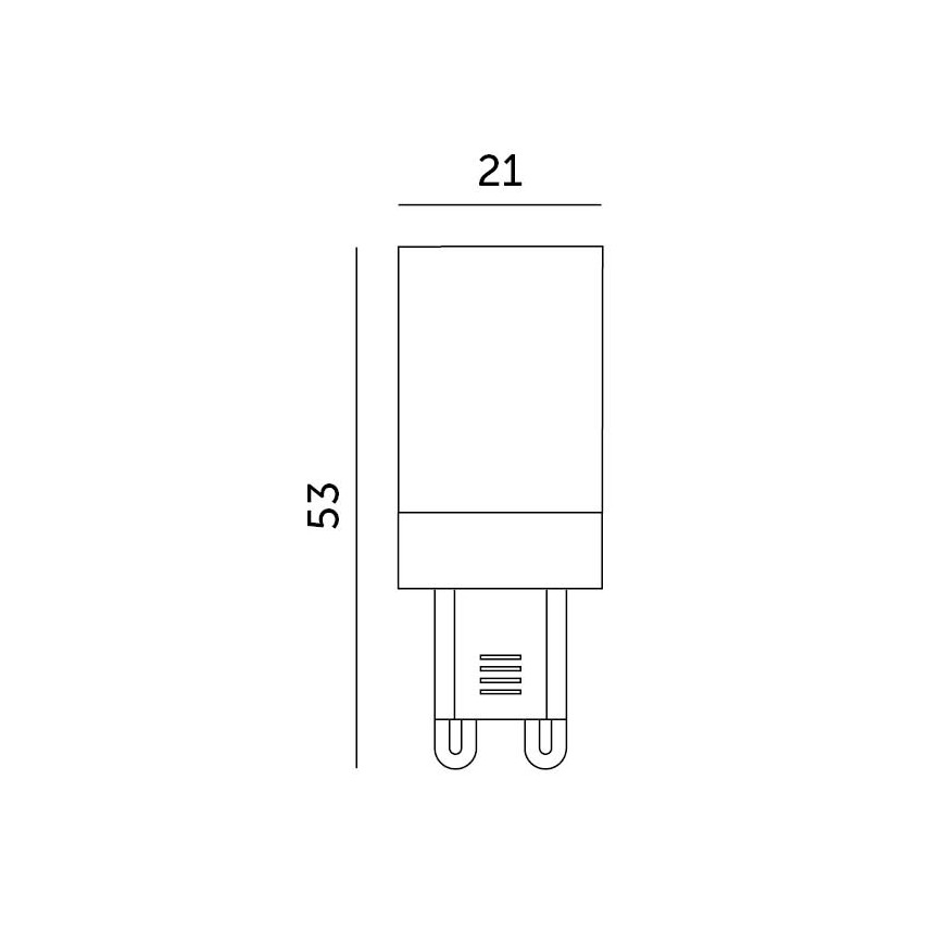 Lampadina LED G9/3W/230V 4000K 100°