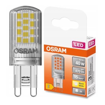 Lampadina LED G9/4,2W/230V 2700K - Osram