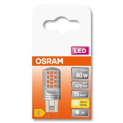 Lampadina LED G9/4,2W/230V 2700K - Osram