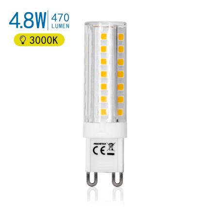 Lampadina LED G9/4,8W/230V 3000K - Aigostar