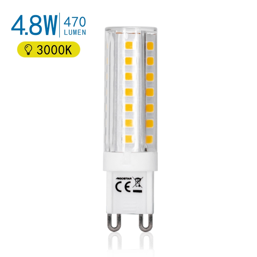 Lampadina LED G9/4,8W/230V 3000K - Aigostar
