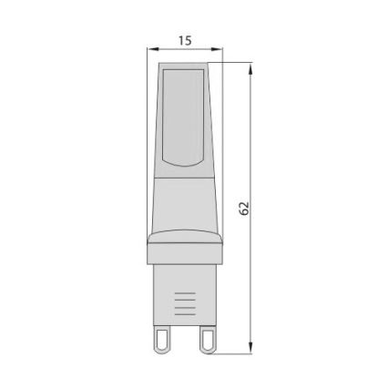 Lampadina LED G9/4W/230V 3000K