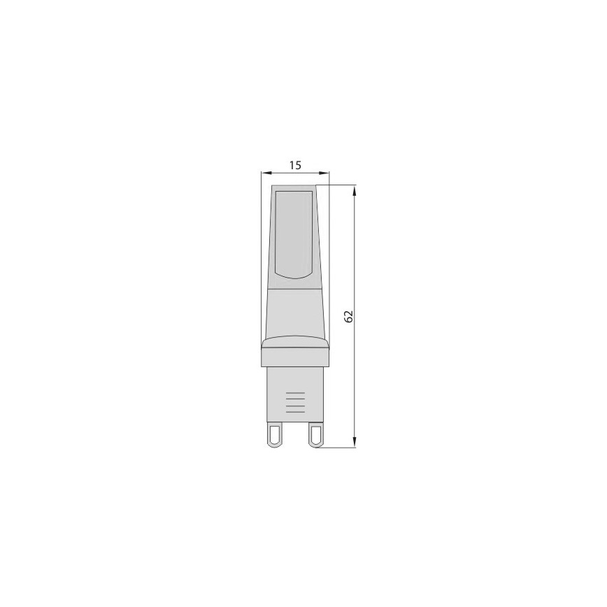 Lampadina LED G9/4W/230V 3000K
