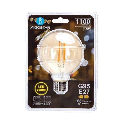 Lampadina LED G95 E27/10W/230V 2200K - Aigostar