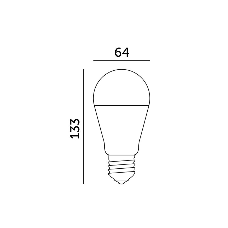 Lampadina LED GS E27/17W/230V 3000K