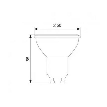 Lampadina LED GU10/1,5W/230V 4000K