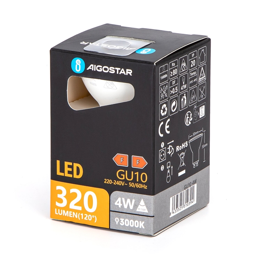 Lampadina LED GU10/4W/230V 3000K - Aigostar