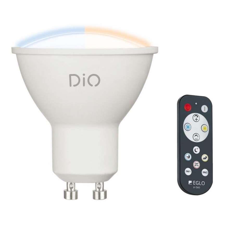 Lampadina LED GU10/5W/230V 2700K-6500K + DO - Eglo