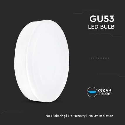 Lampadina LED GX53/6,4W/230V 3000K
