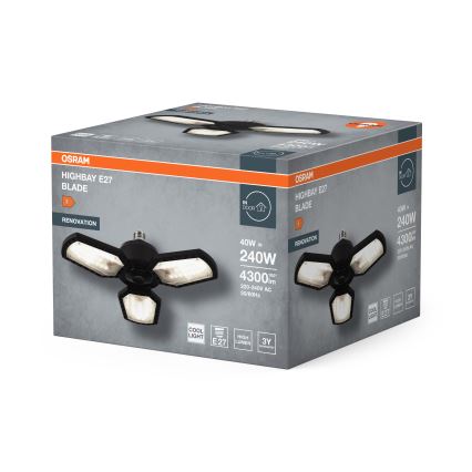 Lampadina LED HIGHBAY E27/40W/230V 4000K - Osram
