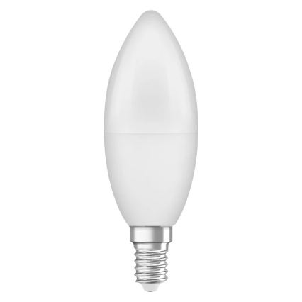 Lampadina LED in plastica riciclata B39, attacco E14, 7,5 W, 230 V, 2700 K - Osram