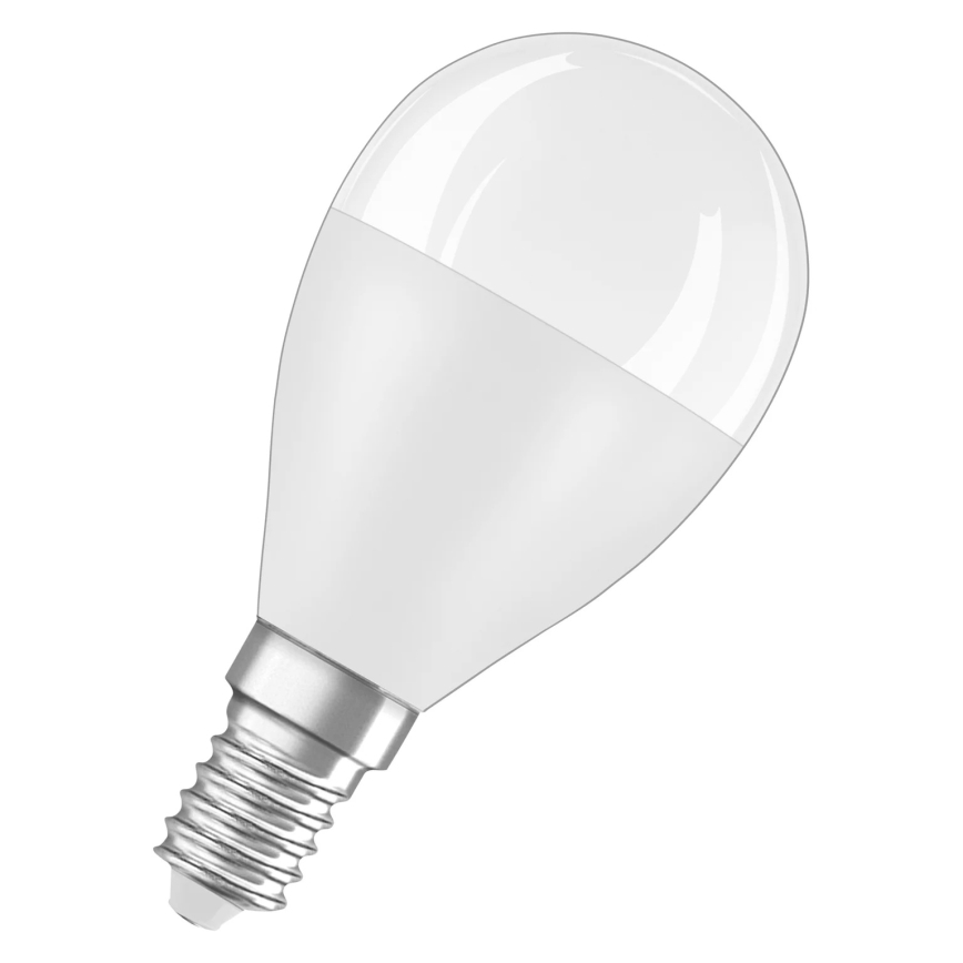 Lampadina LED in plastica riciclata P45 E14/7,5W/230V 2700K - Osram