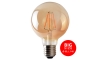 Lampadina LED LEDSTAR AMBER G95 E27/8W/230V 2200K