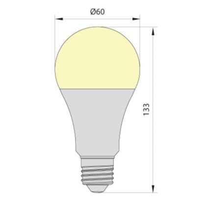 Lampadina LED LEDSTAR ECO A65 E27/20W/230V 4000K