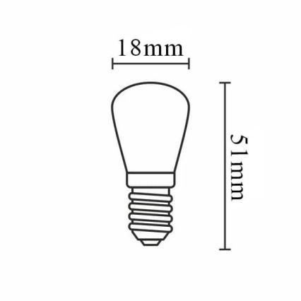 Lampadina LED MINI E14/3,5W/230V 4000K