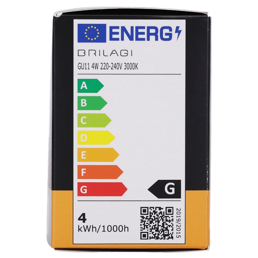 Lampadina LED MR11 GU10/4W/230V 3000K - BRILAGI