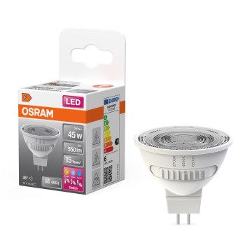 Lampadina LED MR16 GU5,3/5,6W/12V 2700/4000/6500K 36° - Osram