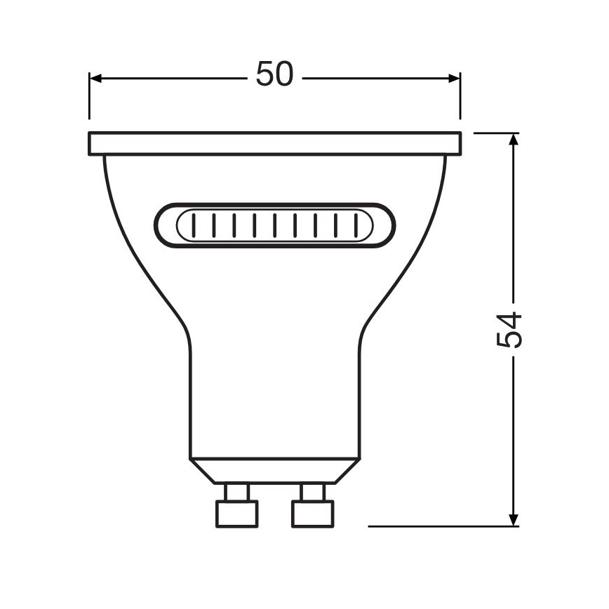 Lampadina LED PAR16 GU10/4,2W/230V 2700/4000/6500K 36° - Osram