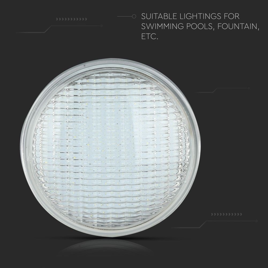 Lampadina LED per piscina LED/8W/230V IP68 3000K