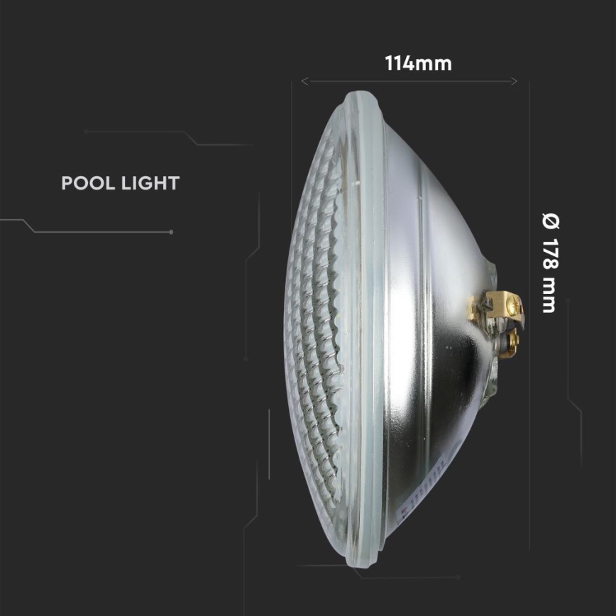 Lampadina LED per piscina LED/8W/230V IP68 3000K