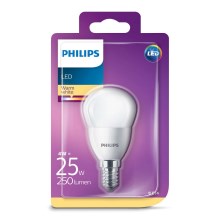 Lampadina LED Philips E14/4W/230V - LUSTER bianco latte