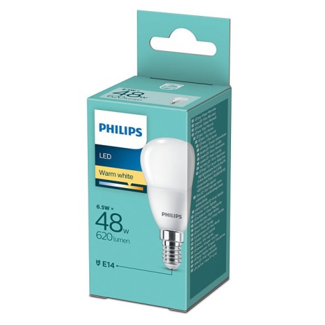 Lampadina LED Philips E14/6,5W/230V 2700K