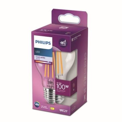 Lampadina LED Philips E27/10,5W/230V 4000K