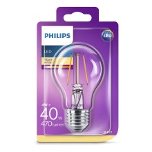 Lampadina LED Philips E27/4W/230V 2700K