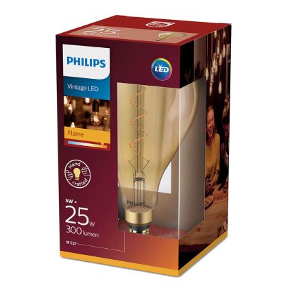 Lampadina LED Philips E27/5W/230V 2000K - VINTAGE