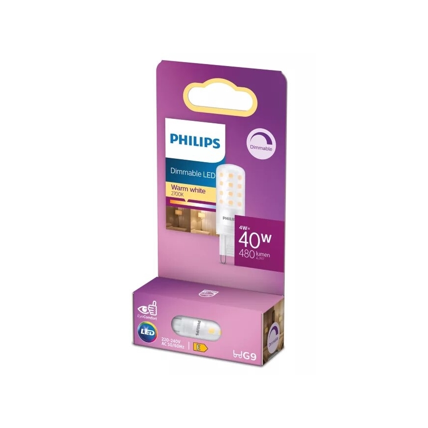 Lampadina LED Philips G9/4W/230V 2700K