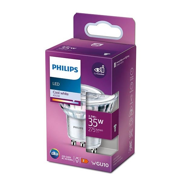 Lampadina LED Philips GU10/3,5W/230V 4000K