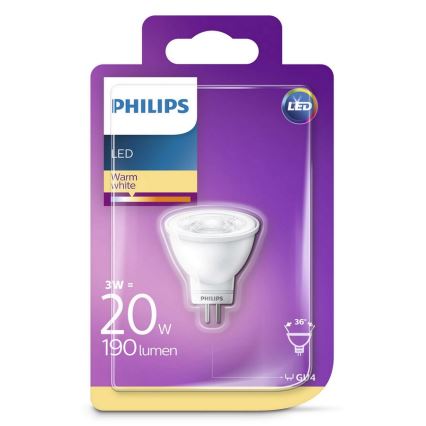 Lampadina LED Philips GU4/3W/12V