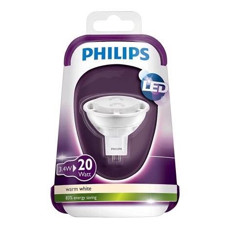 Lampadina LED Philips GU5,3/3,4W/12V 2700K