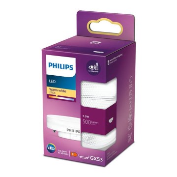 Lampadina LED Philips GX53/5,5W/230V 2700K