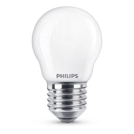 Lampadina LED Philips P45 E27/4,3W/230V 2700K