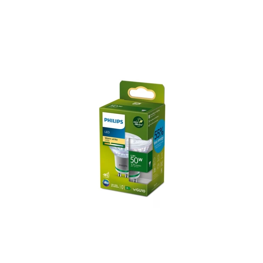 Lampadina LED Philips PAR16 GU10/2,1W/230V 2700K