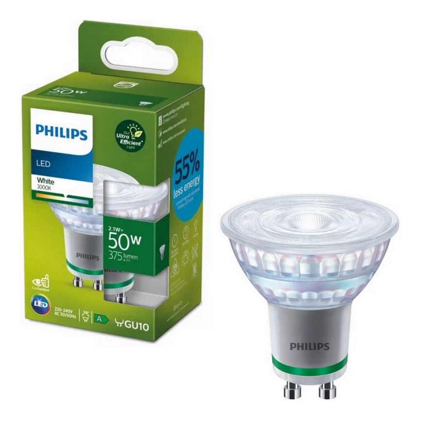 Lampadina LED Philips PAR16 GU10/2,1W/230V 3000K