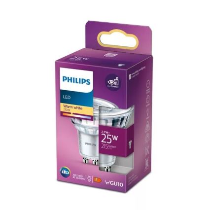 Lampadina LED Philips PAR16 GU10/2,7W/230V 2700K