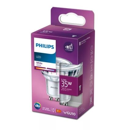 Lampadina LED Philips PAR16 GU10/3,5W/230V 3000K