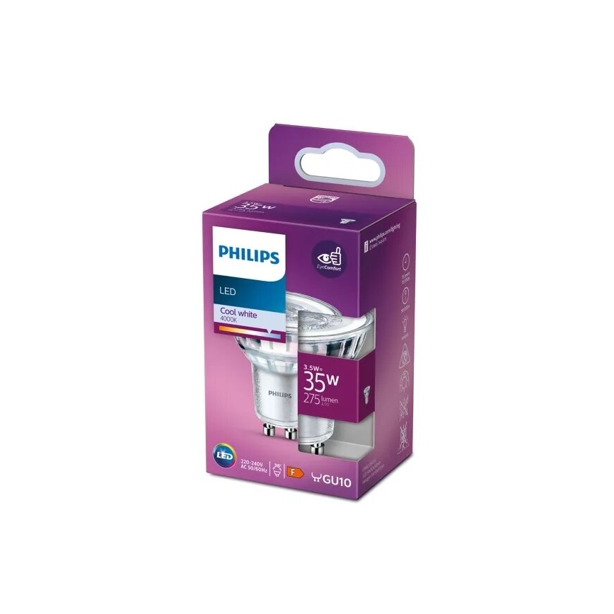 Lampadina LED Philips PAR16 GU10/3,5W/230V 4000K