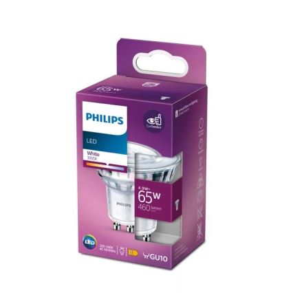 Lampadina LED Philips PAR16 GU10/4,9W/230V 3000K