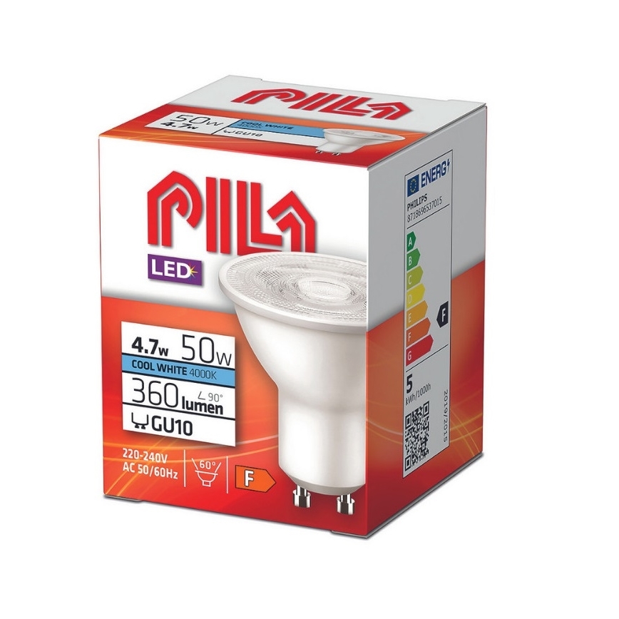 Lampadina LED Philips Pila PAR16 GU10/4,7W/230V 4000K