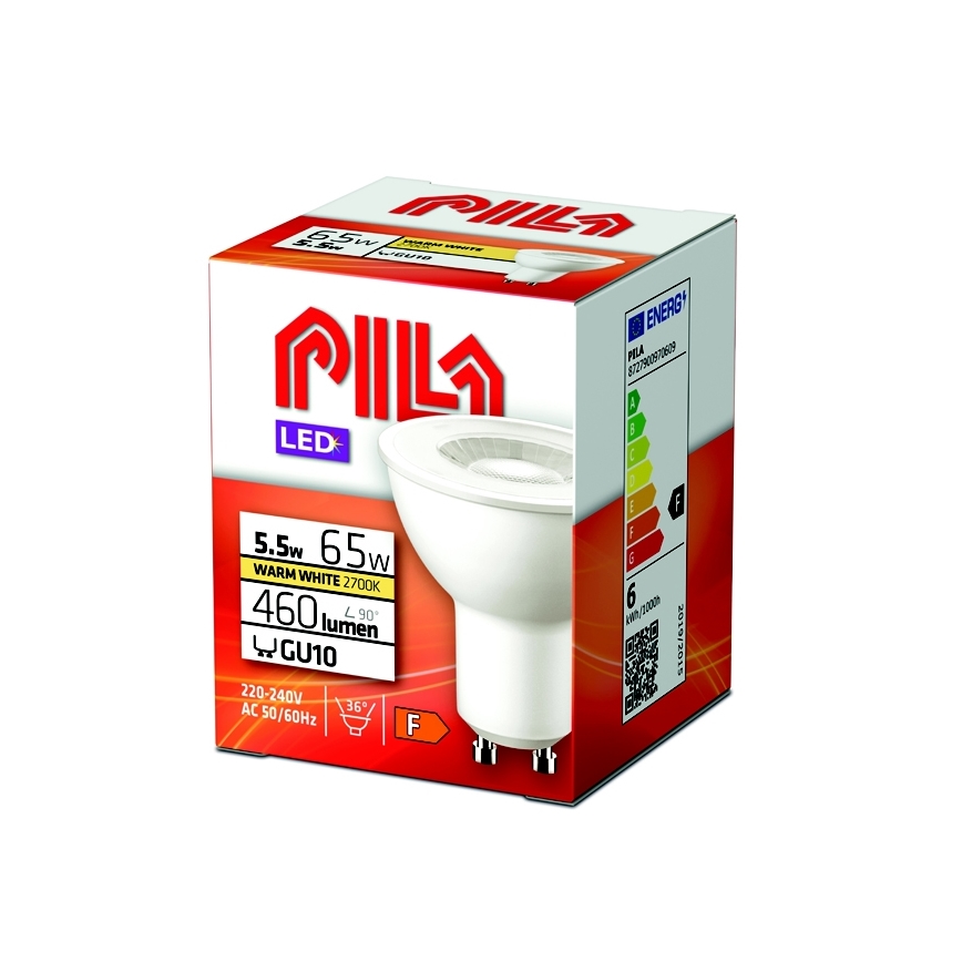 Lampadina LED Philips Pila PAR16 GU10/5,5W/230V 2700K