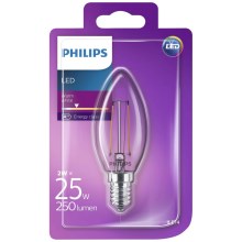 Lampadina LED Philips VINTAGE E14/2W/230V 2700K