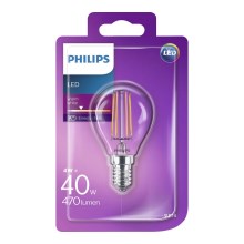 Lampadina LED Philips VINTAGE P45 E14/4W/230V 2700K