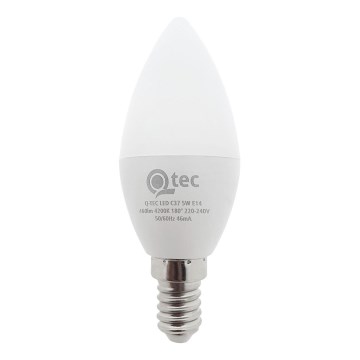 Lampadina LED Qtec C35 E14/5W/230V 4200K