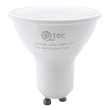 Lampadina LED Qtec GU10/8W/230V 4200K