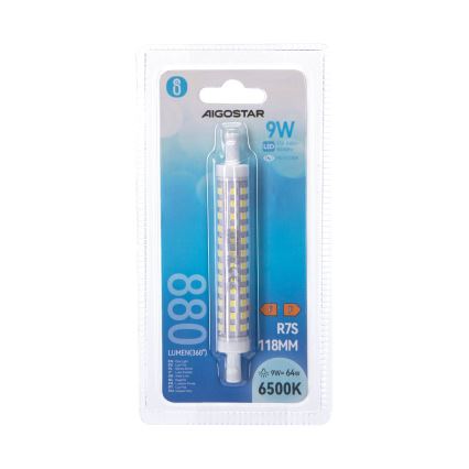 Lampadina LED R7S/9W/230V 6500K - Aigostar