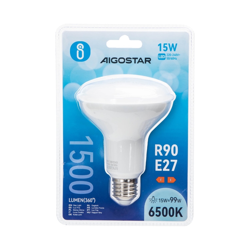 Lampadina LED R90 E27/15W/230V 6500K - Aigostar